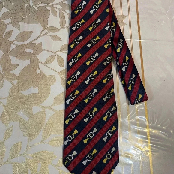 Tie - 100% Silk - Italy - Plm Bev Can necktie Italy - Picture 2 of 5